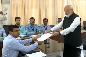 PM Narendra Modi files nomination in Varanasi, shows off NDA strength