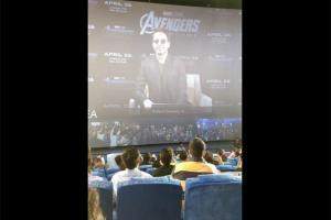 Fans experience LIVE video conference with Robert Downey Jr.
