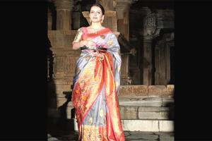 Shrenu Parikh launched her show at a 1000 years old temple
