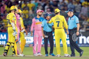 MS Dhoni walks into controversy; questions umpires no ball decision