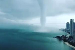 Massive Waterspout spotted in Malaysia, terrifying videos goes viral