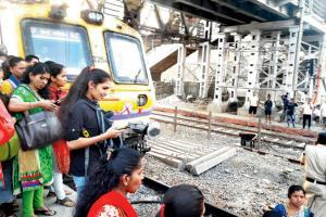 Denied entry into compartment, women block trains at Diva