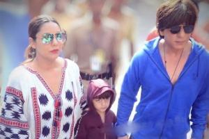Shah Rukh Khan shows AbRam the difference between boating and voting