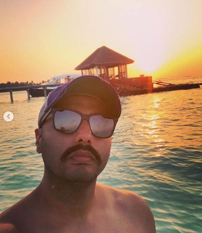 Arjun Kapoor in Maldives