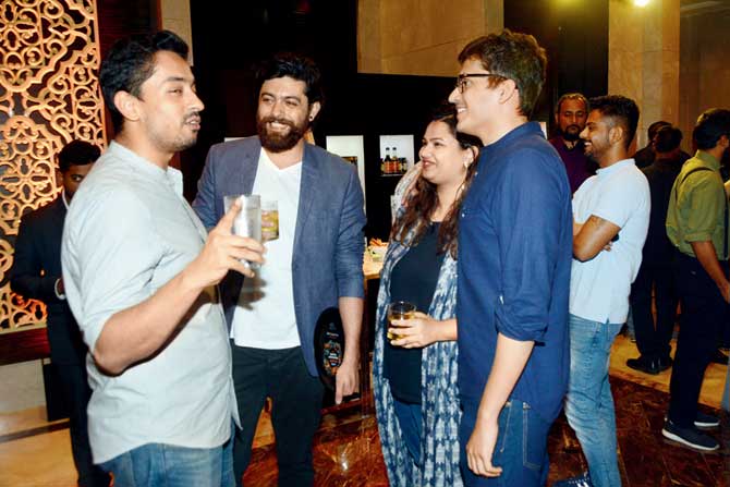 Sameer Seth and Yash Bhanage of O Pedro chat up Pablo Aranjo Agular and Pooja Dhingra