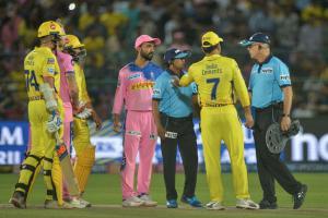 MS Dhoni let off with fine after angry reaction to umpire's call
