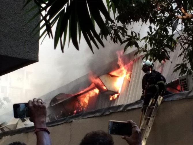 Fire in Matunga