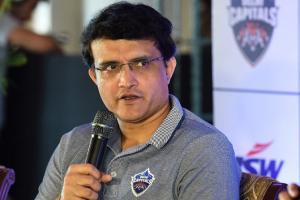 Sourav Ganguly conducts Delhi Capitals training, to sit in dugout