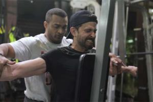 Watch video: Hrithik Roshan pushes his limits