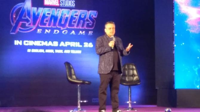 Joe Russo promoting Avengers Endgame