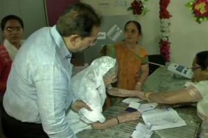 Elections 2019: Narendra Modi's mother casts vote in Gujarat