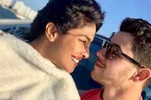 Priyanka Chopra Jonas trips, clasps Nick Jonas' arm, avoids fall