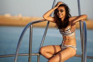 See Photo: Radhika Apte sizzles in swimsuit as she beats the heat