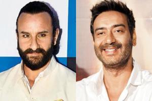 Saif reacts to Ajay Devgn talking about Saif-Kareena's age difference