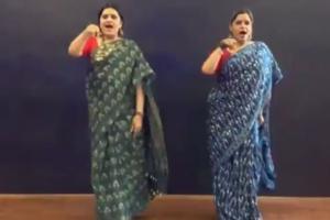 Viral video: Women dance to Aap Jaisa Koi in sarees; Twitter loves it