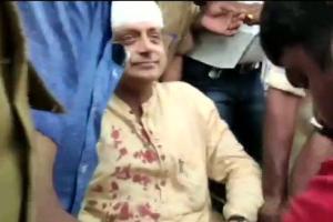 Shashi Tharoor falls while performing ritual; receives ten stitches