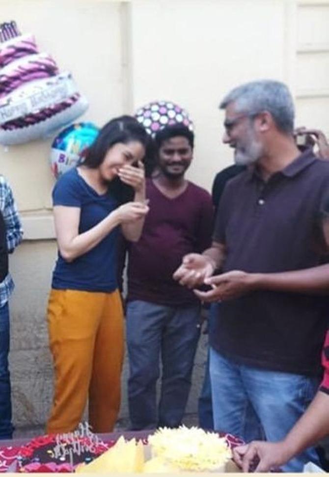 Shraddha Kapoor with Nitesh Tiwari