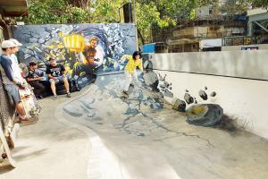 Women have a lot at skate at this event in Khar