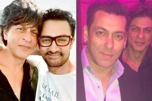 SRK, Aamir Khan, Salman Khan meet at Mannat; netizens go berserk