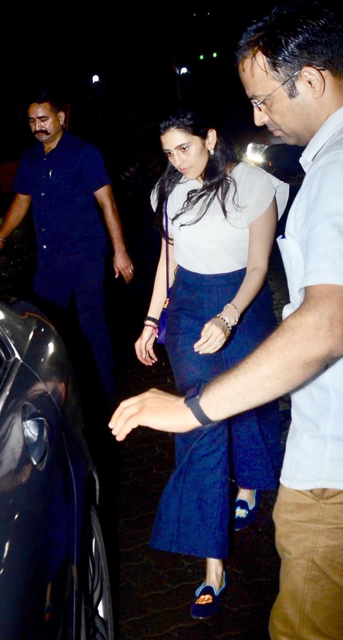 Shloka Mehta was last seen with husband Akash Ambani and mother-in-law Nita Ambani at cricketer Yuvraj Singh's retirement bash held in Mumbai.