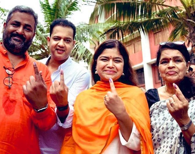 Poonam and Rahul Mahajan have always shown their love and respect for each other and have been by each other's side in good as well as bad times. While Poonam is a politician, Rahul is a reality show actor and former pilot. Pic/Instagram Rahul Mahajan