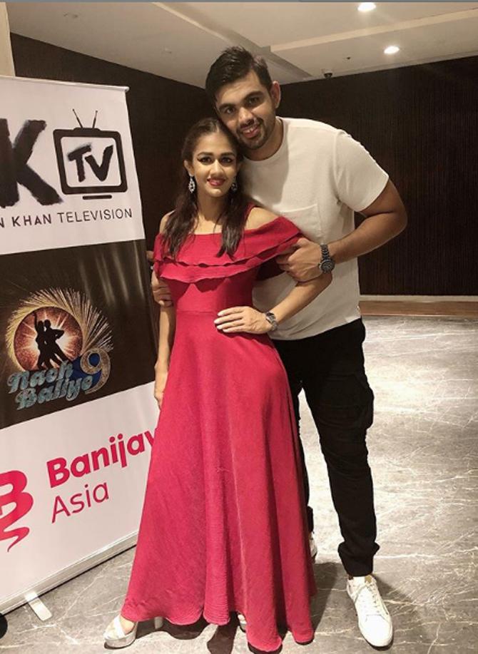 In August 2019, Babita Phogat and her father Mahavir Singh Phogat made their foray into politics when they joined the BJP in Haryana but she lost to Sombir in October that year.
In picture: Babita Phogat with husband Vivek Suhag.