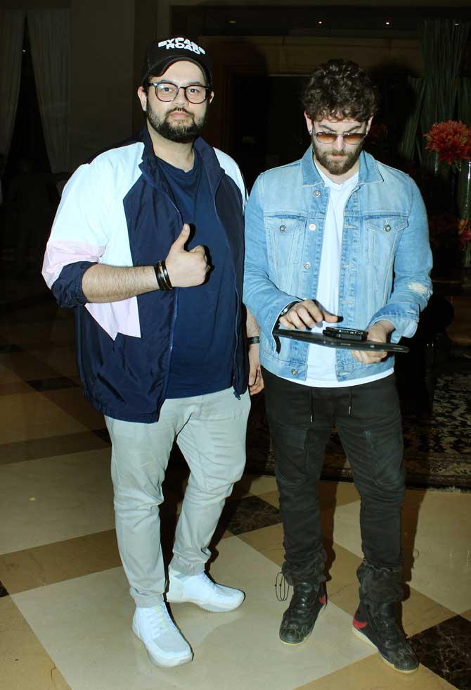 Neil Nitin Mukesh was snapped with his brother Naman Nitin Mukesh at a promotional event of their film Bypass Road. Bypass Road stars Neil as a wheelchair-bound paraplegic. He will share screen space with Adah Sharma, Shama Sikander, Rajit Kapur, Gul Panag, and Sudhanshu Pandey in the movie.