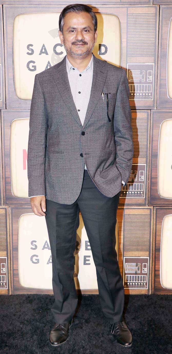 Girish Kulkarni also attended the special screening of Sacred Games 2 at a popular multiplex in Lower Parel.