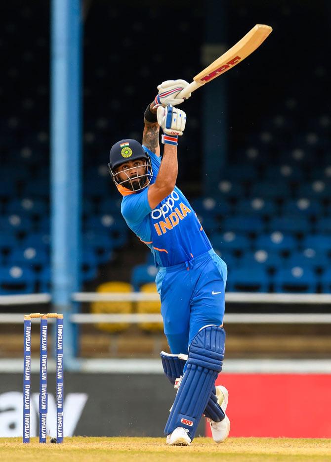During the second ODI between India and West Indies in August 2019, Virat Kohli scored a century and in the process overtook Sourav Ganguly to become the second-highest run scorer in ODIs for India.