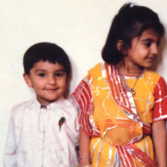 While Raksha Bandhan is about brothers taking a pledge to care for and protect their sisters, Ranveer Singh's Raksha Bandhan post was exactly the opposite. He addressed sister Ritika Bhavnani as his 'protector' and shared a throwback picture of their childhood and wrote a caption which read - 