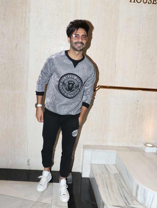 Aparshakti Khurana, who made his acting debut with Nitesh Tiwari's Dangal, was also clicked at the party. On the professional front, Aparshakti will be next seen in Street Dancer 3D.