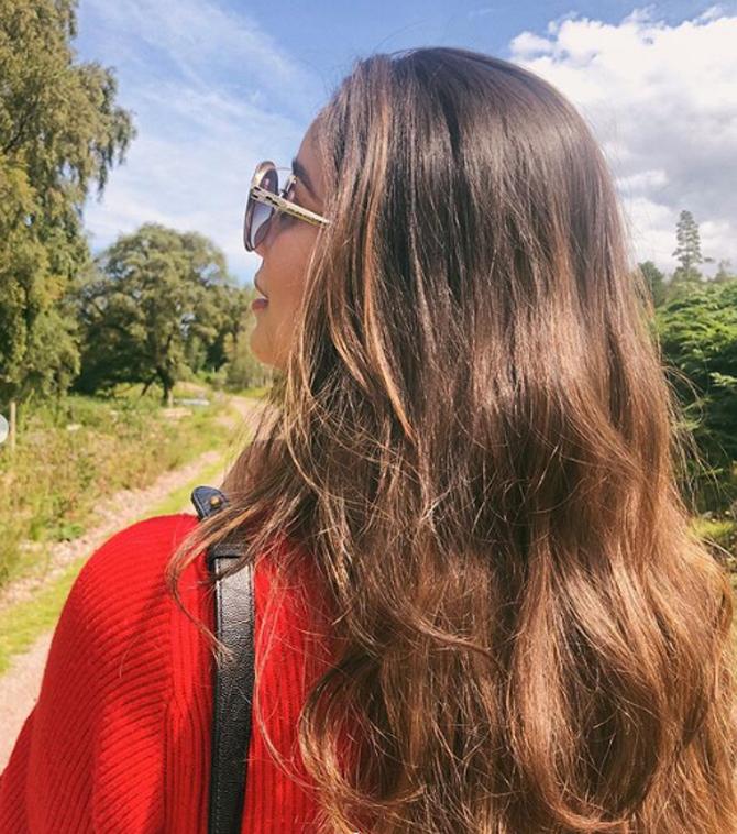 Sara Tendulkar's parents Sachin and Anjali joined her in London in 2018 when she finished her graduation in Medicine.
Sara Tendulkar is definitely having a good hair day in this picture that she posted on her Instagram account.