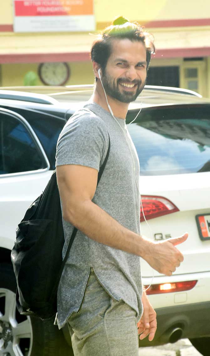 Shahid Kapoor, who is a proud father of two recently stumbled upon a black-and-white childhood photo of himself and created a collage out of it with his toddler, Zain Kapoor's picture. He shared the photo on Instagram and asked his followers to point out the similarities between those two pictures. Needless to say, we couldn't find any. Like father, like son!