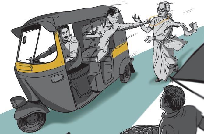In August 2019, an alert vegetable vendor in Gorai saved the day for a senior citizen as he caught two chain snatchers who were trying to flee after stealing the 67-year-old's chain. The vendor, Goldi Rana, cops said, jumped into the running auto-rickshaw to get hold of the duo