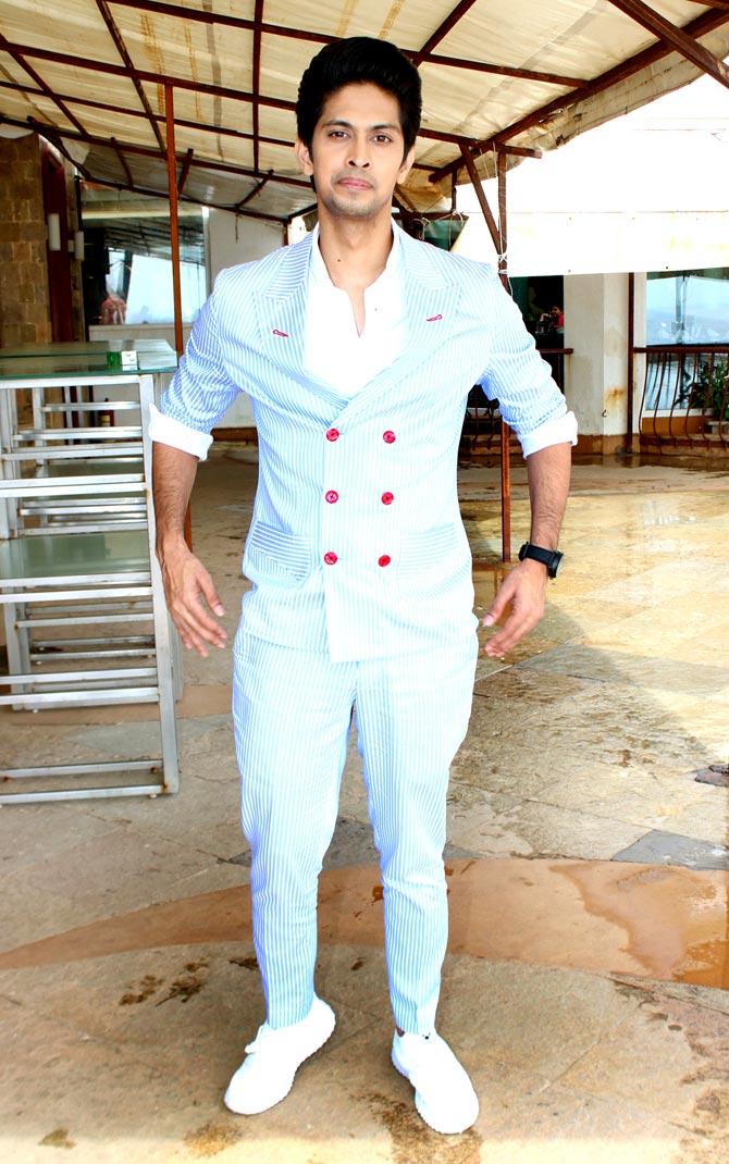 Saaho, like Chhichhore, stars Shraddha Kapoor as its female lead. Saaho was originally supposed to release on August 15, was deferred to its current date because two other big films -- Batla House and Mission Mangal -- were slated to open on Independence Day.
In picture: Tushar Pandey suited up for the promotional event of Chhichhore in Juhu, Mumbai.