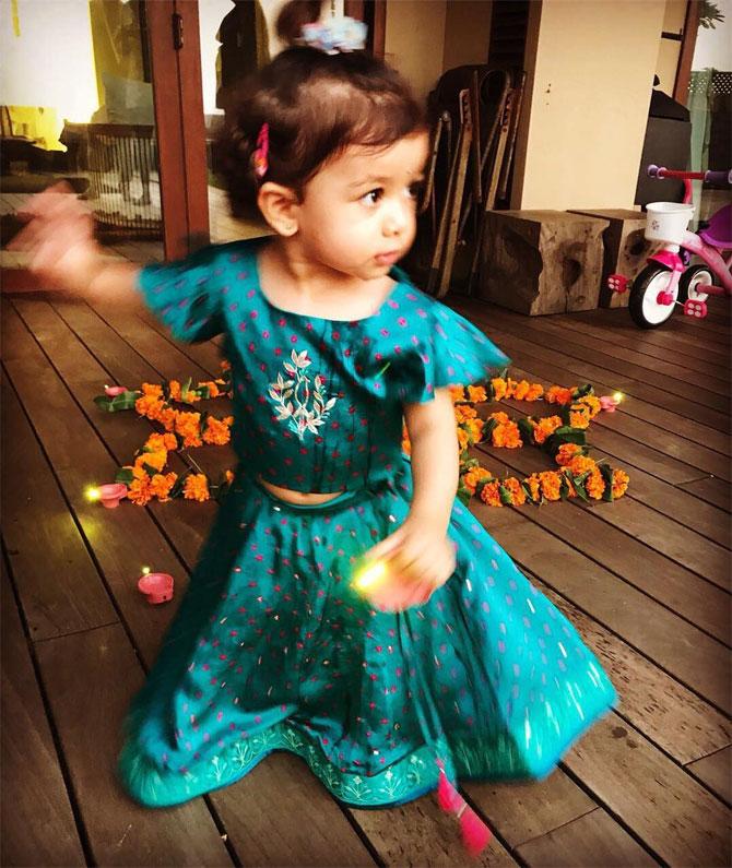 Misha Kapoor is the daughter of Shahid Kapoor and Mira Rajput Kapoor. Born on August 26, 2016, she is one of the most popular star kids in B-Town. Don't you love the name Mi(ra)sha(Shahid)? Yes, 'Misha' came as a unison of Mira and Shahid's name. (All photos/Mira Rajput Kapoor and Shahid Kapoor's official Instagram accounts)