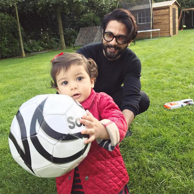 Shahid Kapoor, as a doting father, had told mid-day, 