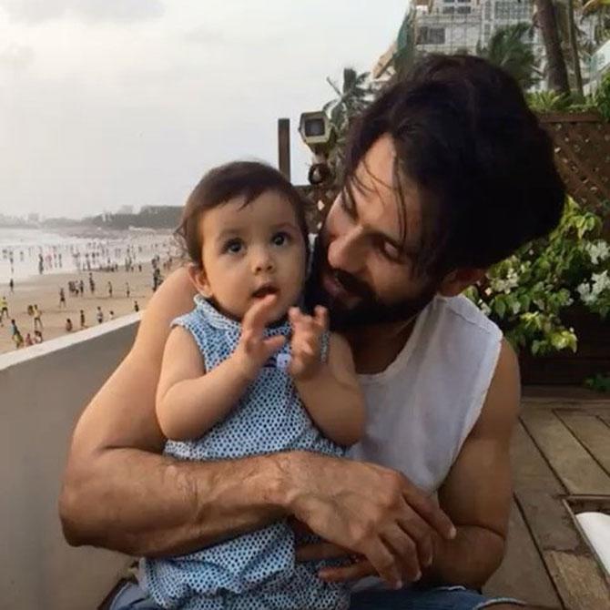 Shahid Kapoor's social media pages are flooded with baby doll Misha's photos. Every special and priceless moment of hers has been captured and put out on his Instagram account. And it's a delight to watch these photos.