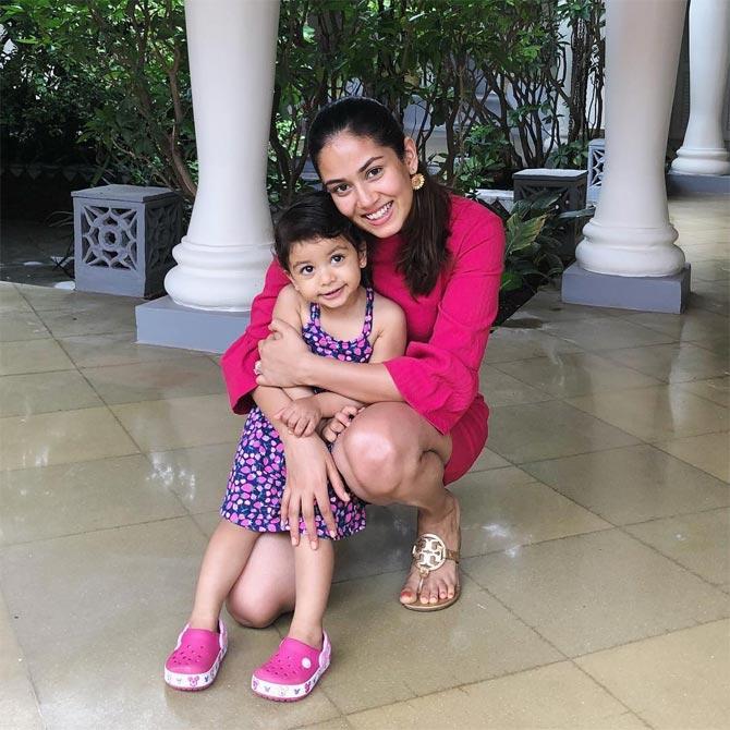 This picture was clicked when Shahid Kapoor was shooting out of the city! Mira took to her Instagram account and wrote this aww-dorable caption - Yes we miss you @shahidkapoor but I'm loving the extra hugs all for myself!