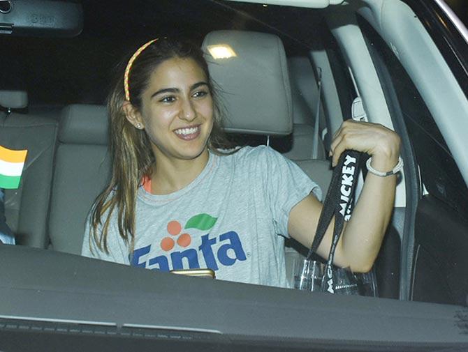 Sara Ali Khan, who is just two films old in Bollywood has already become a sensation within a short span, has already soaring high on success.