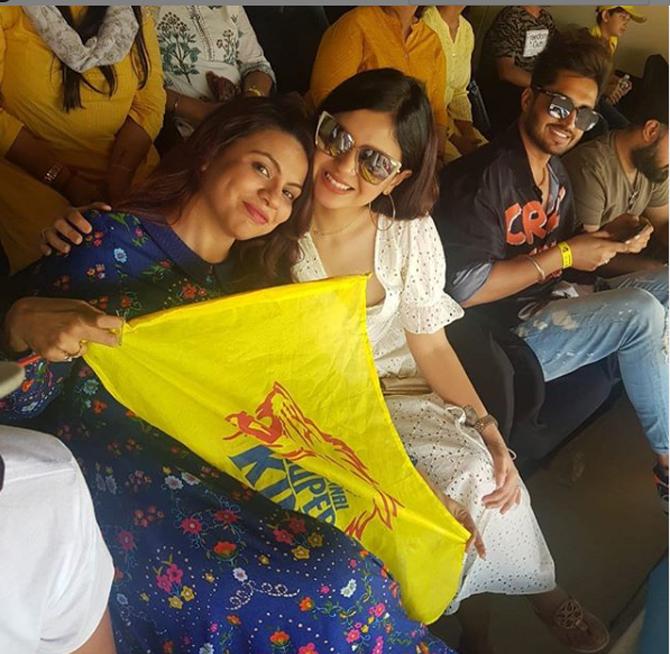 Sakshi Dhoni posted this picture during the IPL 2019 and captioned it, 