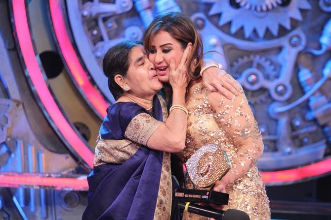 Born on August 28, 1977 into a Maharashtrian family, television industry's most talked-about 'Bhabhiji' Shilpa Shinde's father Dr Satyadeo Shinde was the judge of a High Court, and mother Geeta Shinde is a homemaker. Shilpa Shinde pursued psychology at K.C. College, Mumbai, however, she didn't obtain her bachelor's degree. (All photos/mid-day archives)