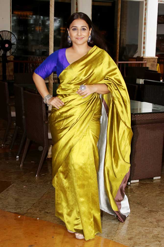 Vidya Balan also praised the storyline and said that such real life stories should be celebrated by the society and cinema. The actor, who plays one of the scientists behind the 2013 project said she fell in love with the story the moment director Jagan Shakti and producer R Balki narrated her the script.
