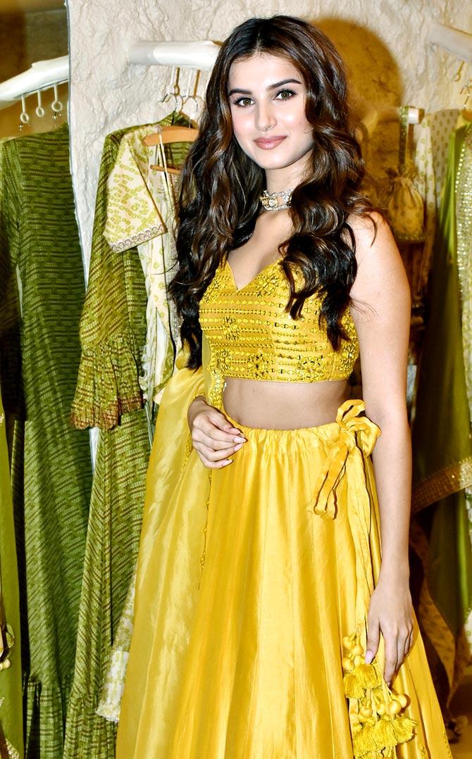 The Student of the Year 2 actress posed with the designer's collection at the store launch. Tara will next be seen in the film Marjaavaan alongside Sidharth Malhotra, Riteish Deshmukh and Rakul Preet Singh.
