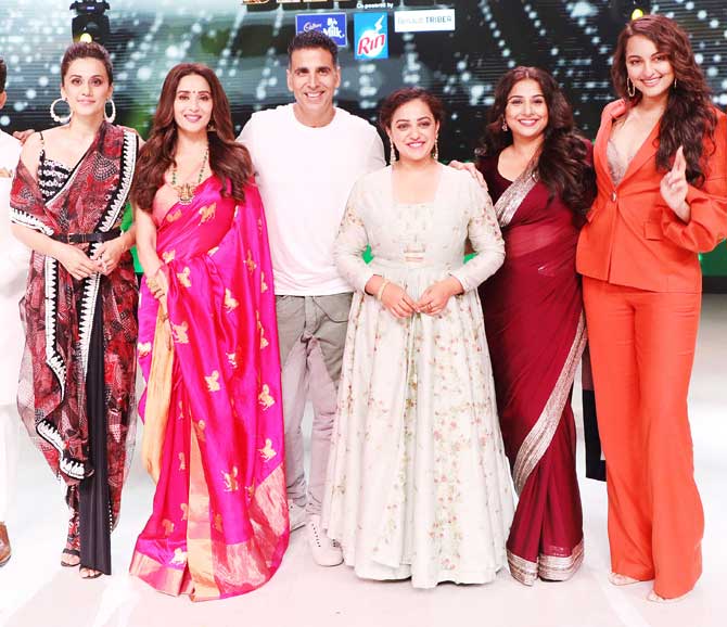 Also starring Kriti Kulhari and Sharman Joshi, Mission Mangal releases this Independence day. It is presented by Fox Star Studios and produced by Cape of Good Films, Hope Productions, and Fox Star Studios.
