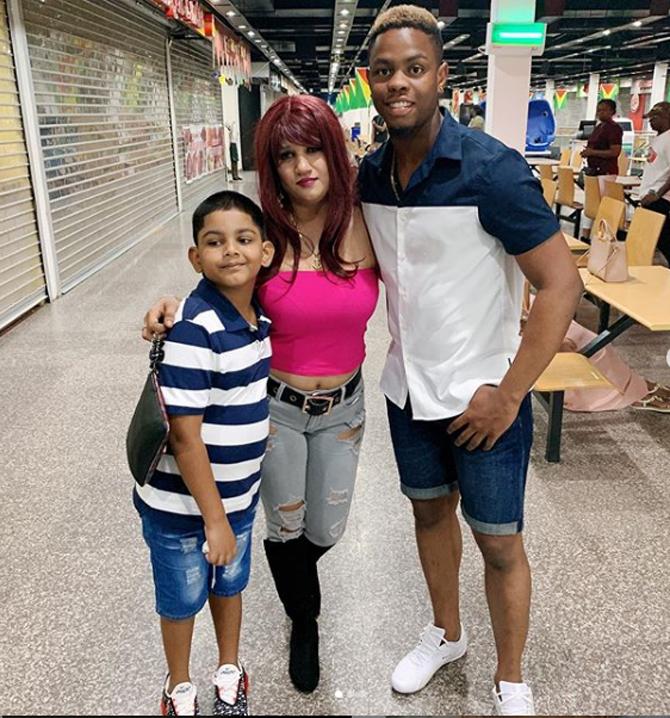 Shimron Hetmyer posted this picture with Nirvani Umrao and captioned it as, 