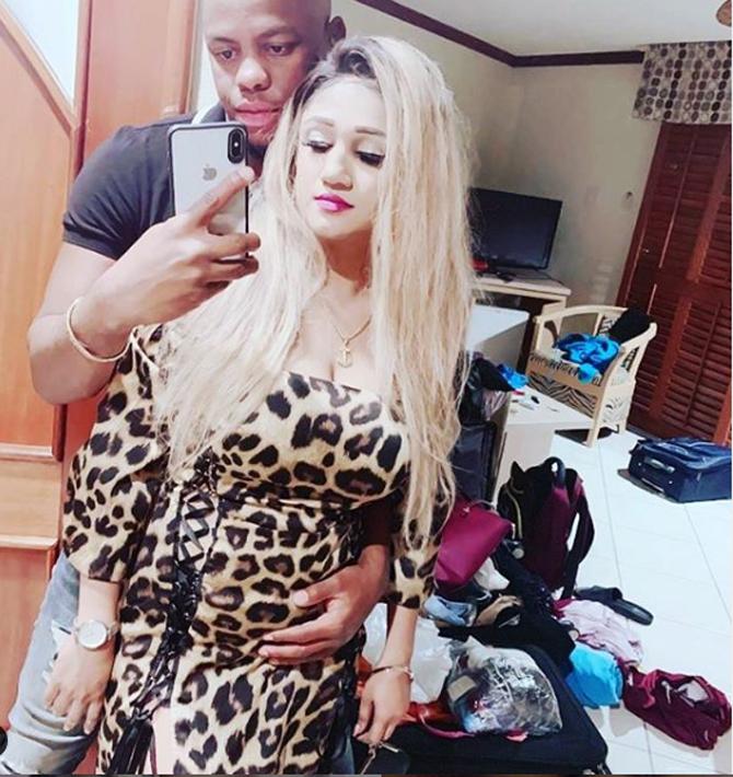 Shimron Hetmyer posted this picture with Nirvani Umrao and captioned it as, 