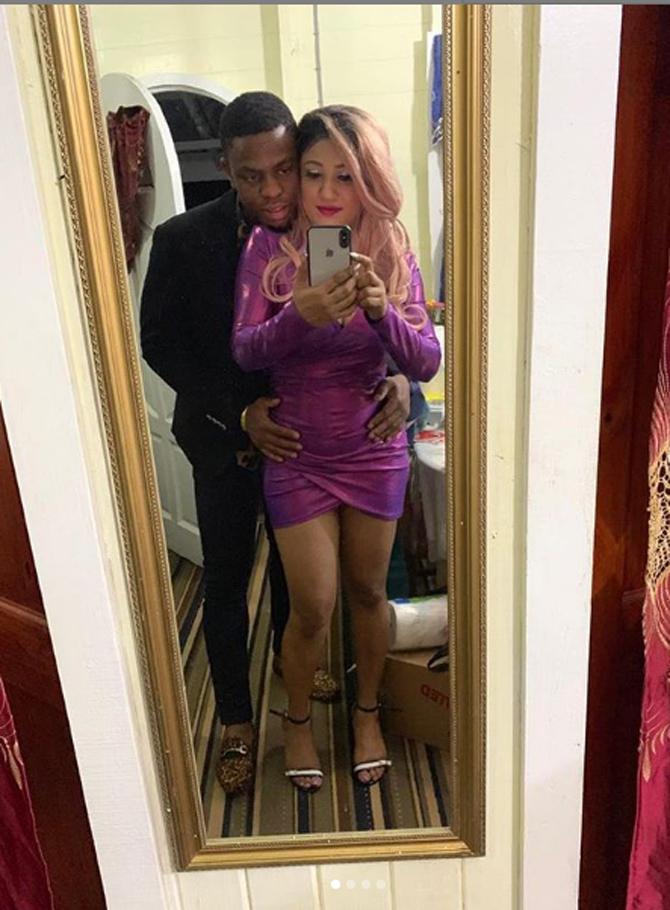 Shimron Hetmyer posted this picture with Nirvani Umrao and captioned it as, 