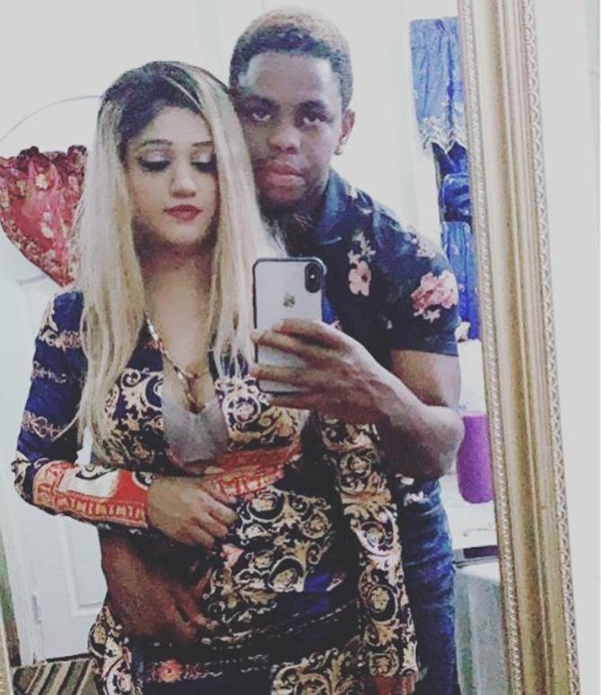 Shimron Hetmyer posted this picture with Nirvani Umrao and captioned it as, 