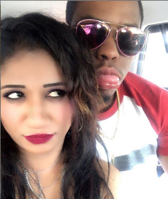 Shimron Hetmyer posted this picture with Nirvani Umrao and captioned it as, 